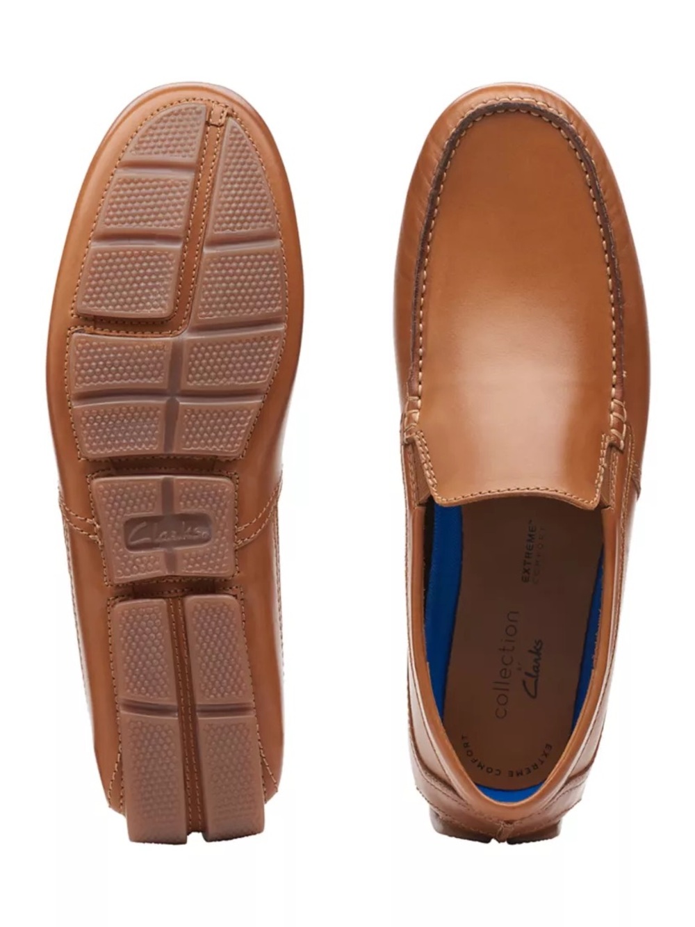Clarks Men’s Markman Plain Leather Loafers
